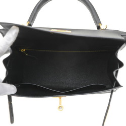 Hermes Kelly 28 Outer Stitched Handbag Epson Black Z Stamp