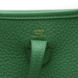 Hermes Evelyn TPM Amazon Shoulder Bag Taurillon Verte Verdigo B Stamp