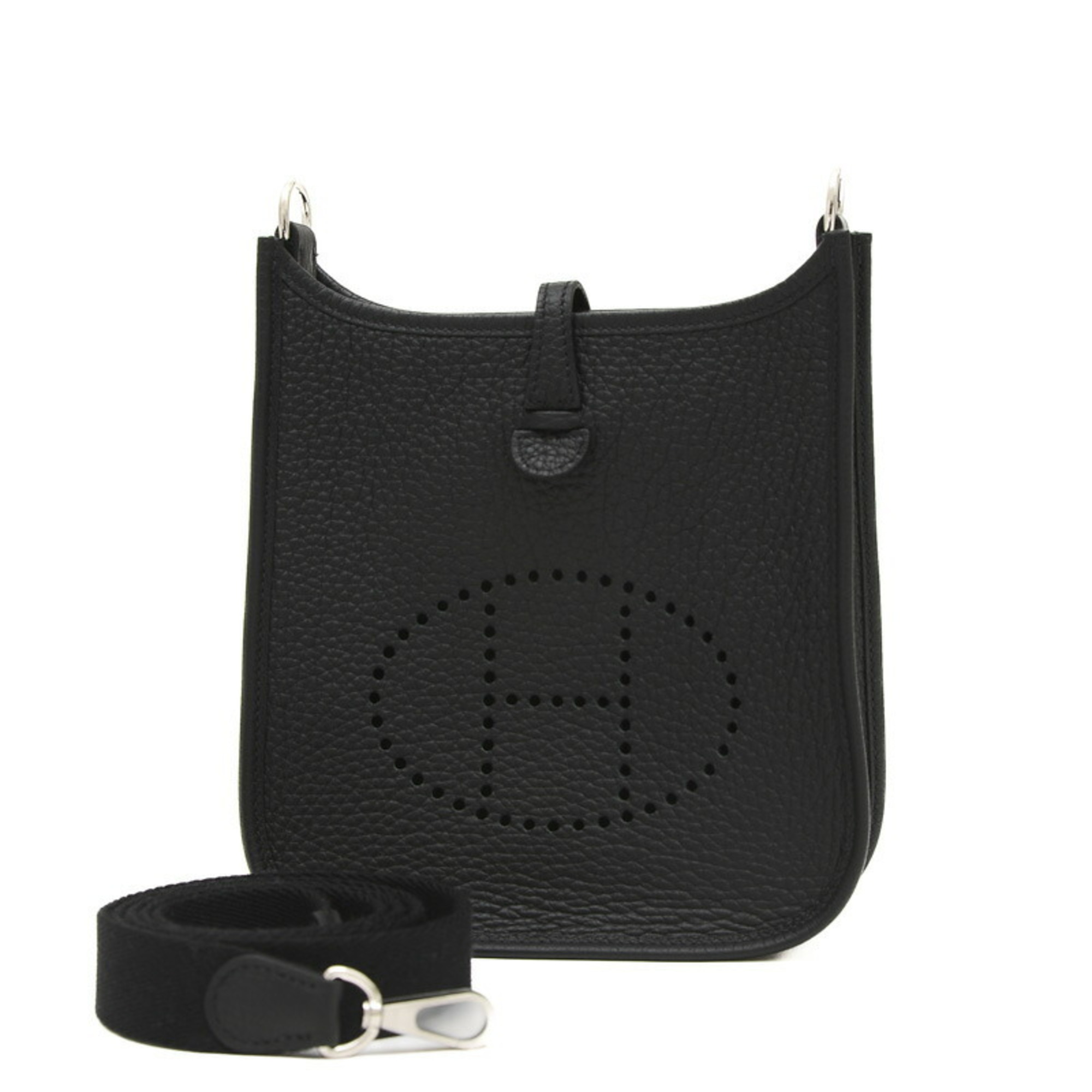 Hermes Evelyn TPM Amazon Shoulder Bag Taurillon Clemence Black B Stamp