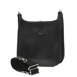 Hermes Evelyn 3 PM Shoulder Bag Taurillon Black Z Stamp