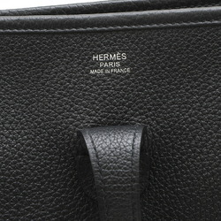 Hermes Evelyn 3 PM Shoulder Bag Taurillon Black Z Stamp