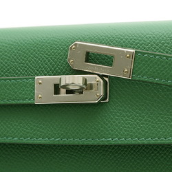 Hermes Kelly 25 Outer Stitched Handbag Epson Vert Vertigo W Stamp