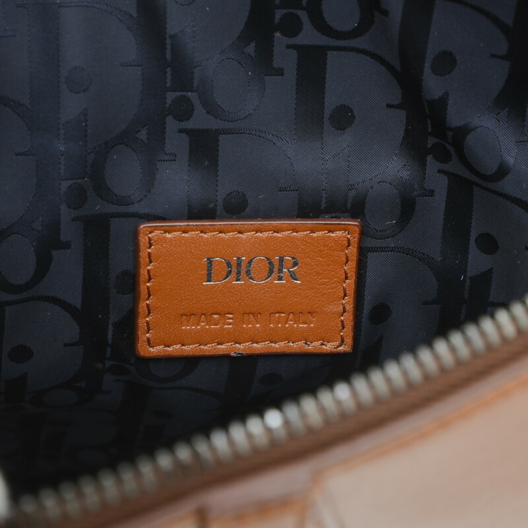 Christian Dior Dior Saddle Bag Body Calf Brown