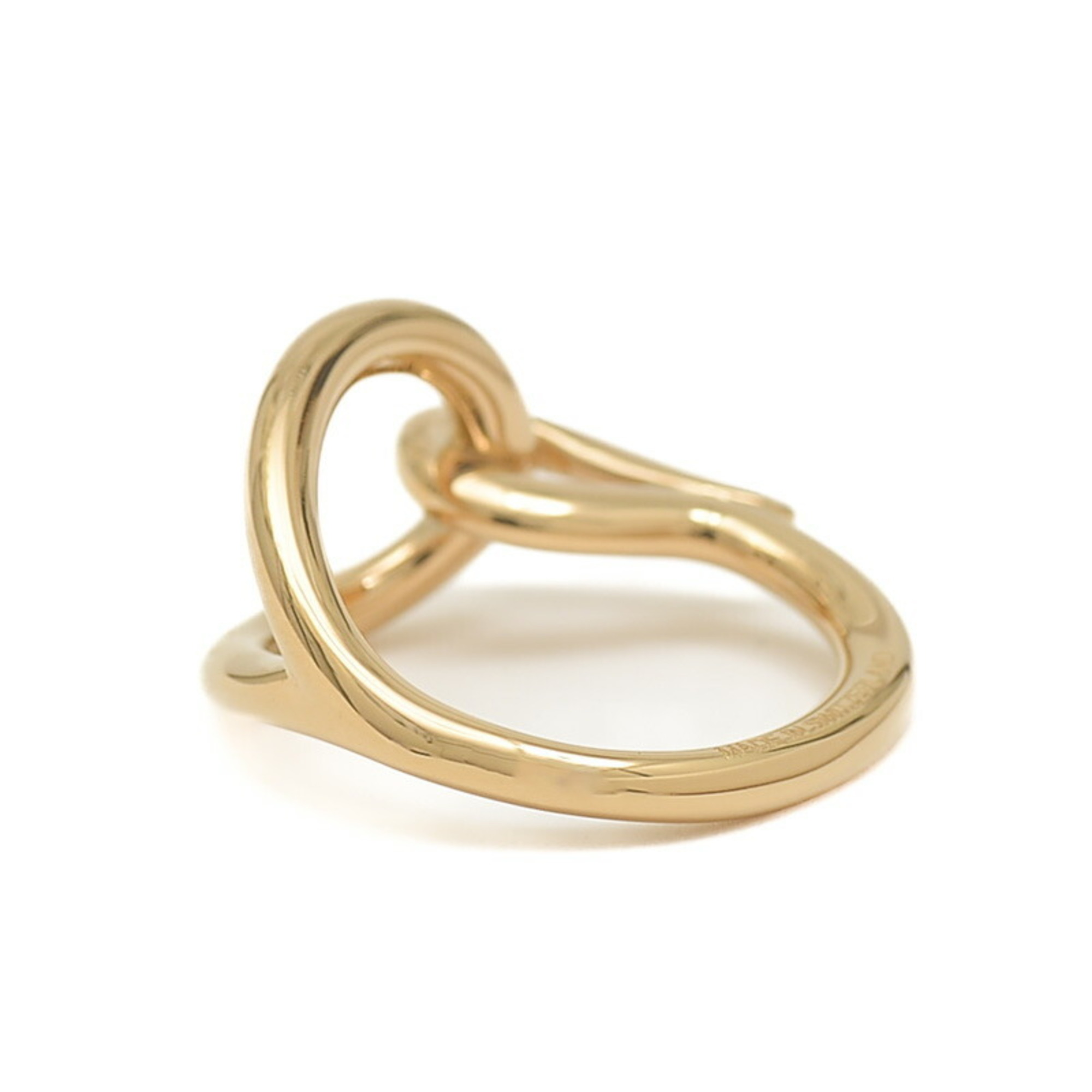 Hermes scarf ring jumbo gold