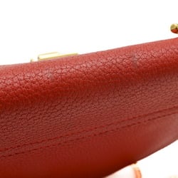 Chloé Chloe Drew Shoulder Bag Leather Red