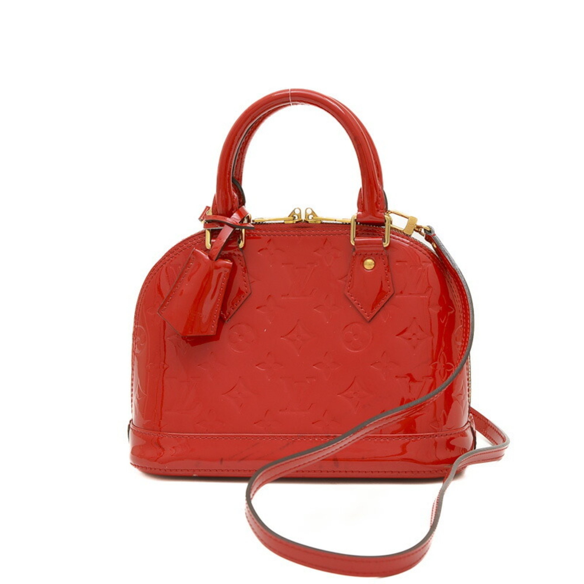 Louis Vuitton Vernis Alma BB Bag Pomme d'Amour M90174