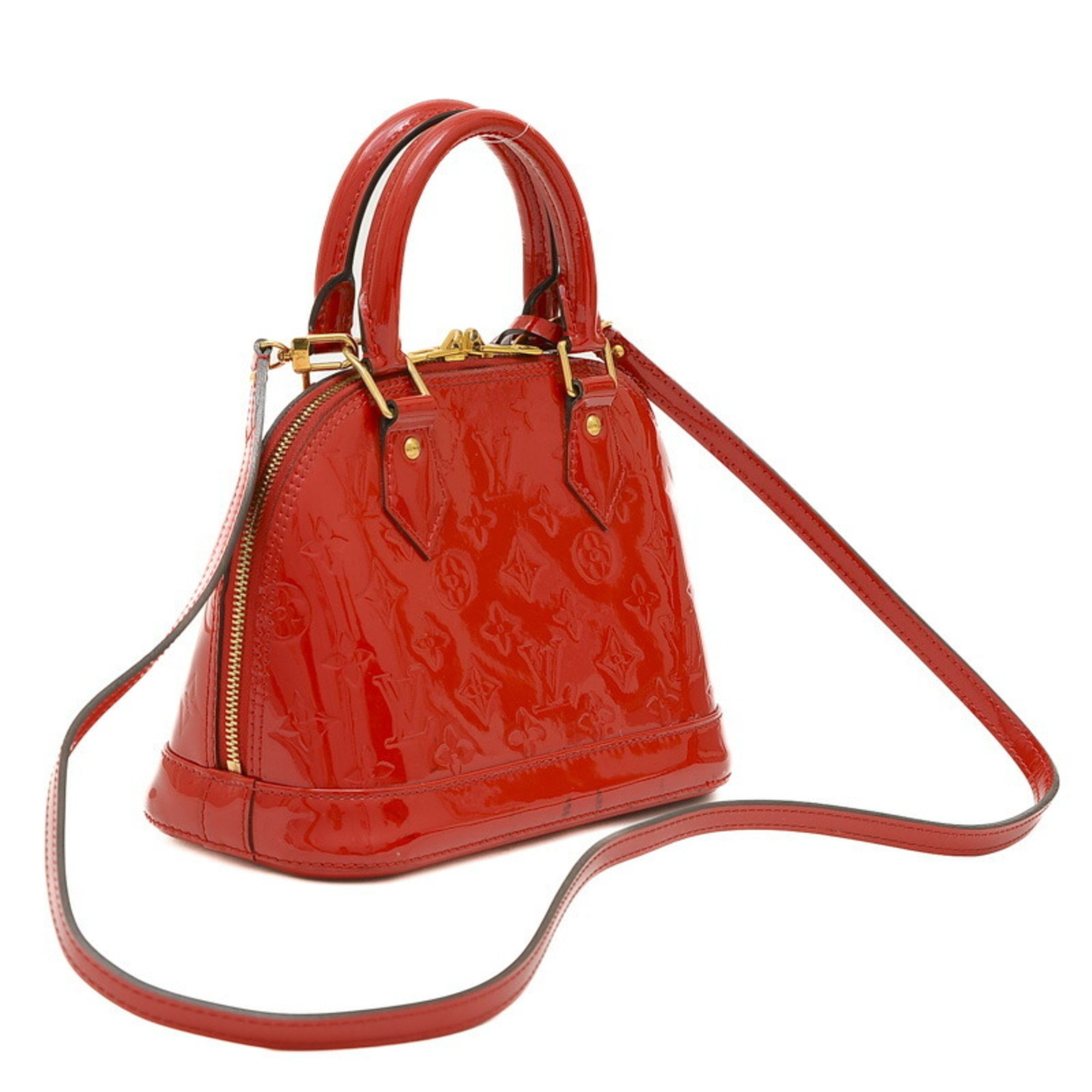 Louis Vuitton Vernis Alma BB Bag Pomme d'Amour M90174