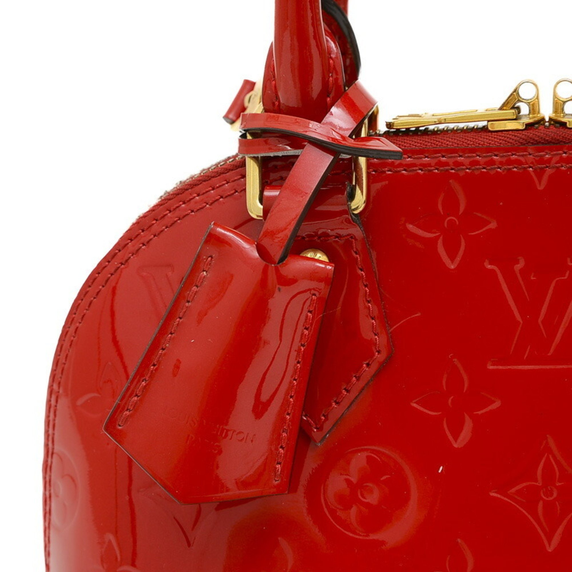 Louis Vuitton Vernis Alma BB Bag Pomme d'Amour M90174