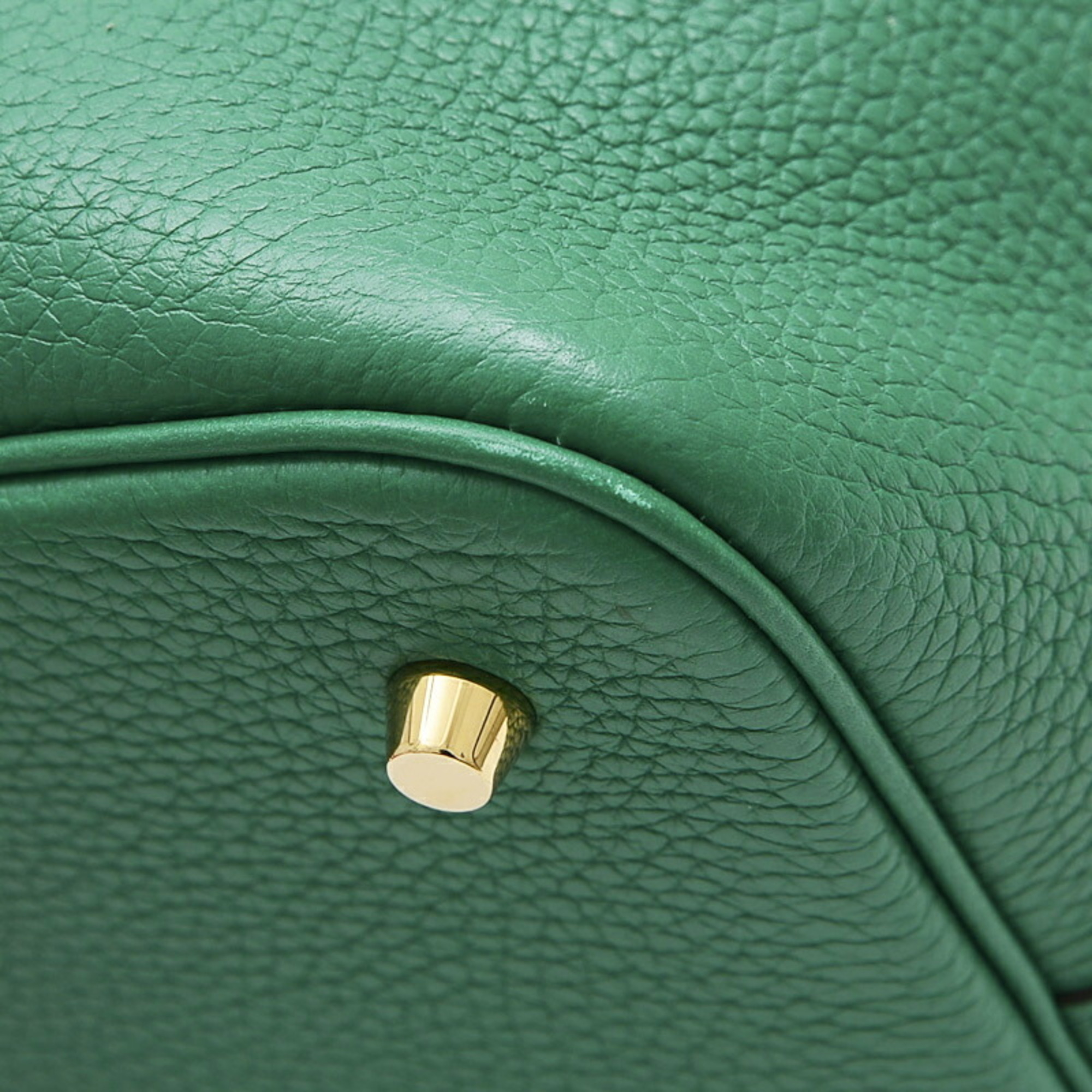 Hermes Picotin Lock MM 22 Trio + H189:H197 Vert Vertigo C stamp