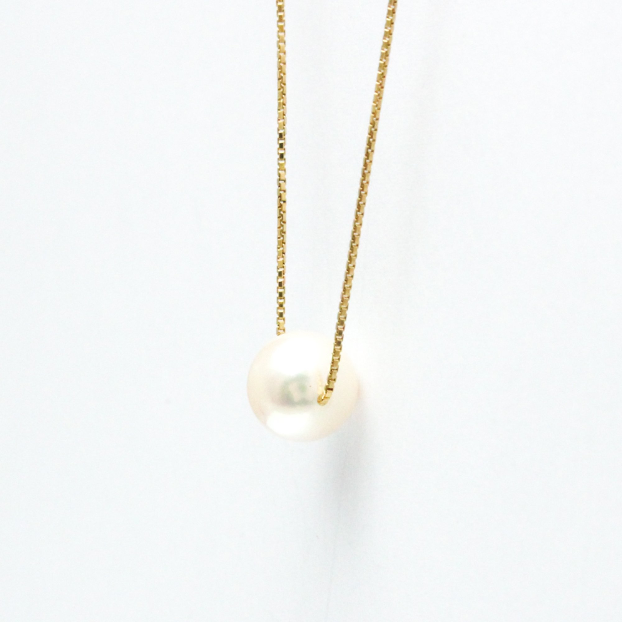 Tasaki Pearl Necklace Yellow Gold (18K) Pearl Men,Women Fashion Pendant (Gold)