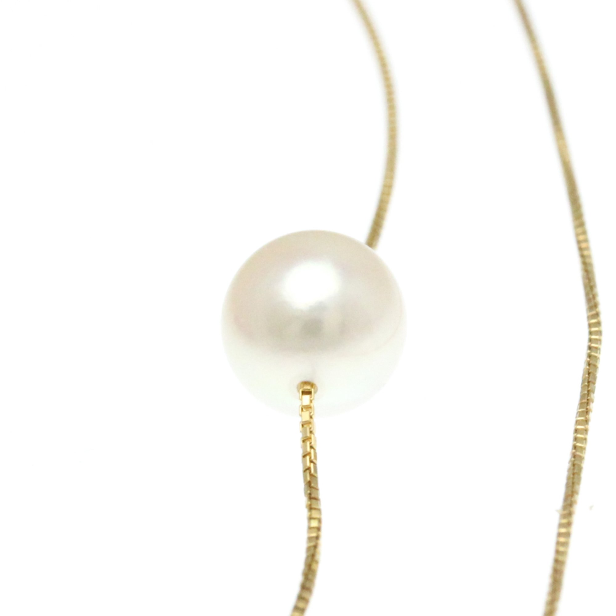 Tasaki Pearl Necklace Yellow Gold (18K) Pearl Men,Women Fashion Pendant (Gold)