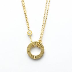 Cartier Love Circle Necklace B7219500 Yellow Gold (18K) Diamond Men,Women Pendant Necklace (Gold)