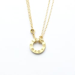 Cartier Love Circle Necklace B7219500 Yellow Gold (18K) Diamond Men,Women Pendant Necklace (Gold)