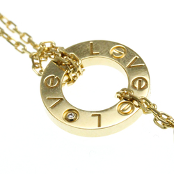 Cartier Love Circle Necklace B7219500 Yellow Gold (18K) Diamond Men,Women Pendant Necklace (Gold)