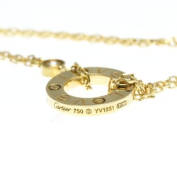 Cartier Love Circle Necklace B7219500 Yellow Gold (18K) Diamond Men,Women Pendant Necklace (Gold)