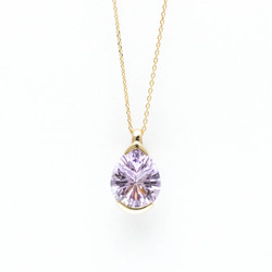 Tasaki Lumino Pendant PI-15676-18KSG-AME Pink Gold (18K) Amethyst Men,Women Fashion Pendant Necklace (Pink Gold,Purple)