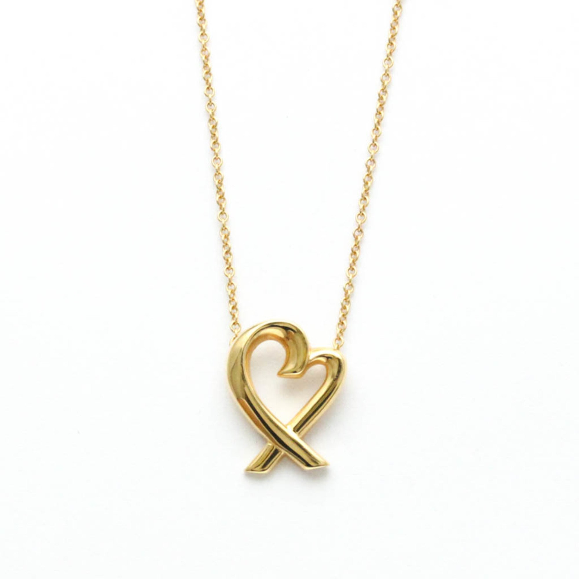 Tiffany Loving Heart Pink Gold (18K) Women's Pendant Necklace