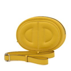 Hermes In the Loop Verso Shoulder Bag Jaune Ambre B Engraved