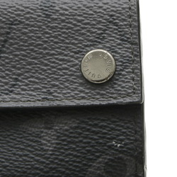 Louis Vuitton Monogram Eclipse Discovery Compact Tri-fold Wallet M45417