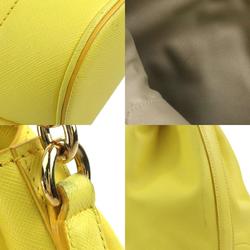 Salvatore Ferragamo handbag shoulder bag Gancini leather yellow gold ladies e59076a