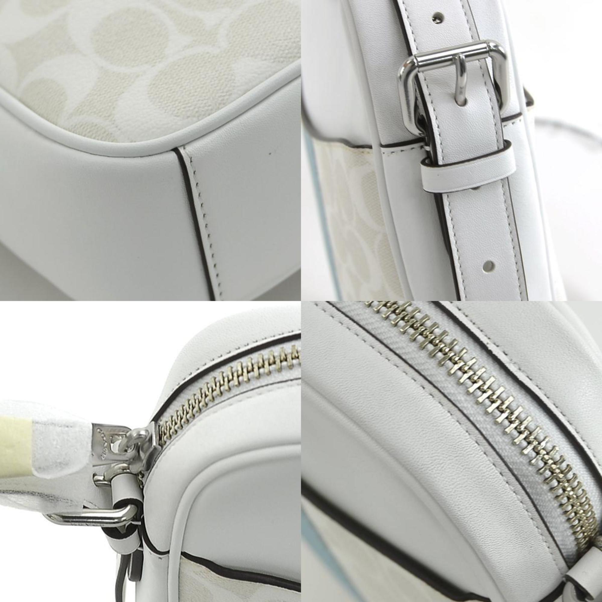 Coach COACH shoulder bag leather white men's women's h30479k