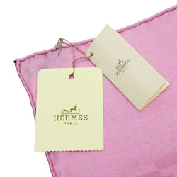 Hermes HERMES Scarf Muffler Petit Carre Silk Pink Women's w0727a