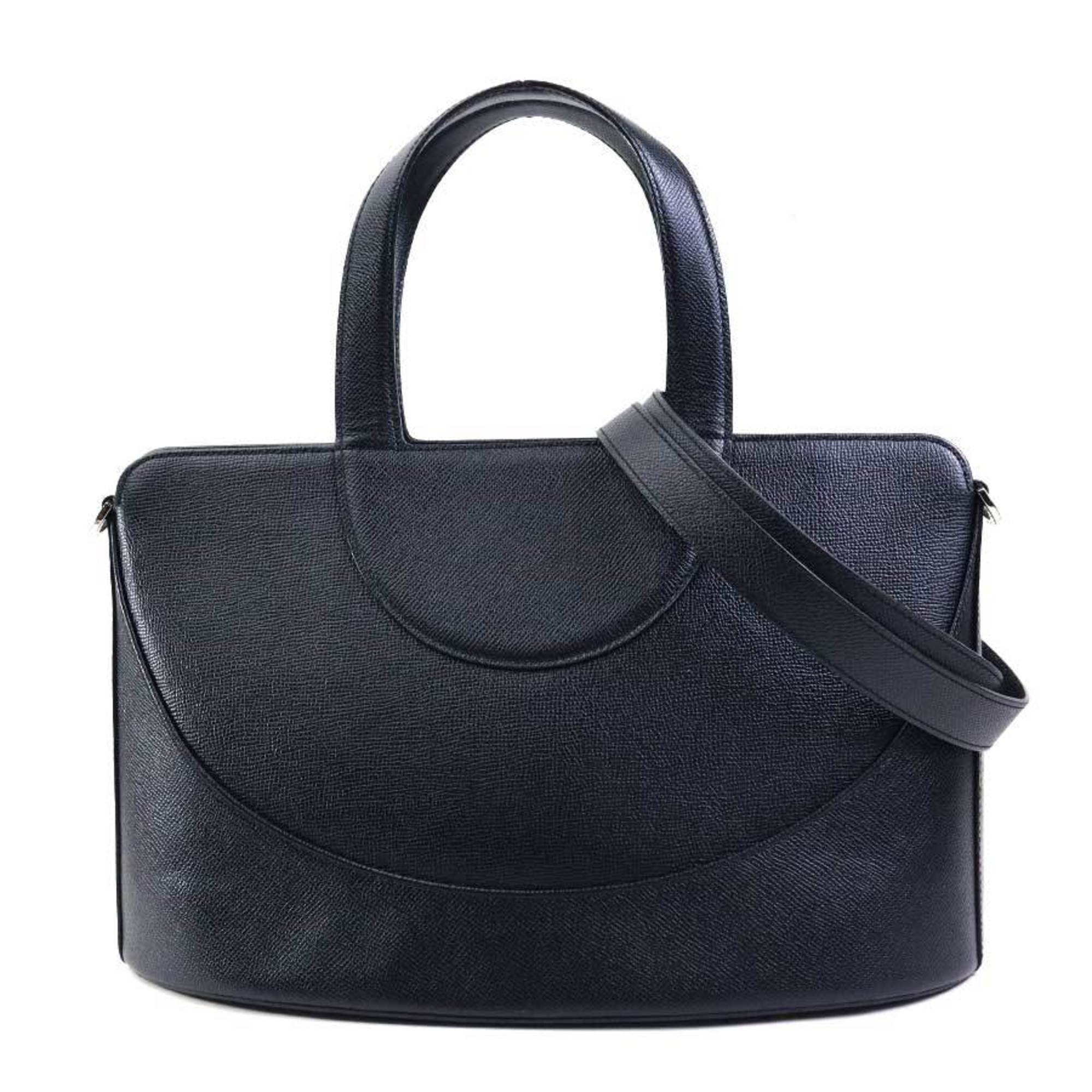 BVLGARI Handbag Shoulder Bag Decollete Leather Black Women's h30476k