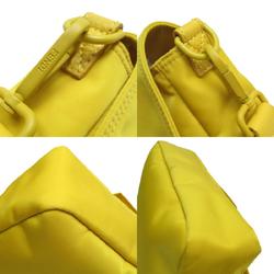 FENDI Shoulder Bag Baguette Nylon Yellow Men's w0723a