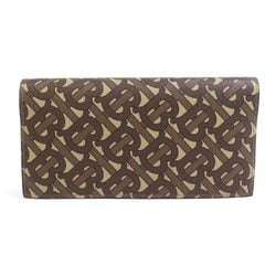 Burberry BURBERRY Bi-fold long wallet coated canvas brown men's h30493k