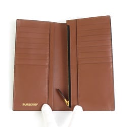 Burberry BURBERRY Bi-fold long wallet coated canvas brown men's h30493k