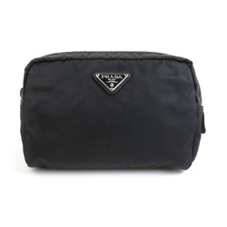 PRADA Pouch Multi-Case Nylon Black Silver Men's Women's e59102i