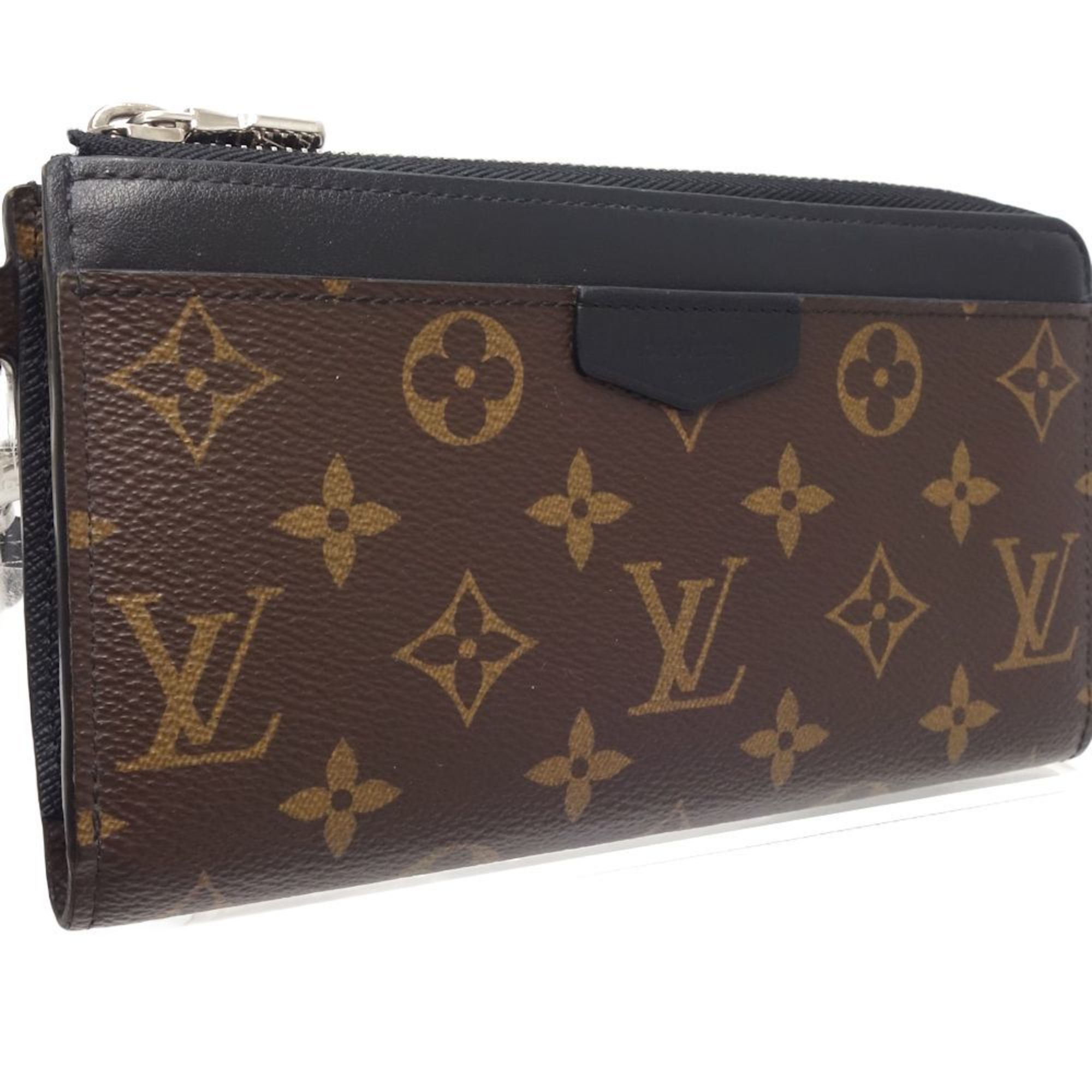 LOUIS VUITTON Louis Vuitton Long Wallet M69407 Zippy Dragonne Monogram Macassar Brown Black 180729