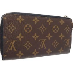 LOUIS VUITTON Louis Vuitton Long Wallet M69407 Zippy Dragonne Monogram Macassar Brown Black 180729