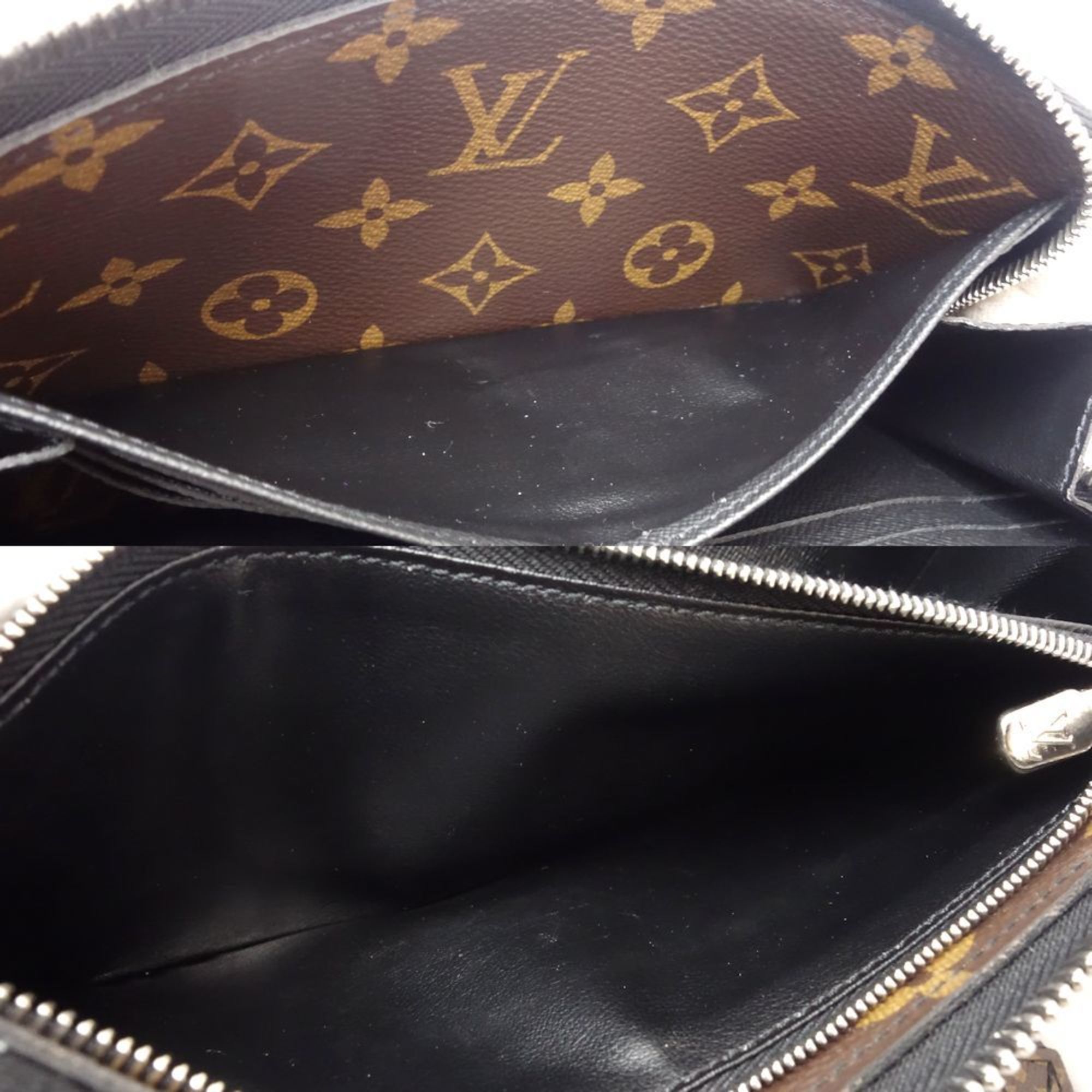 LOUIS VUITTON Louis Vuitton Long Wallet M69407 Zippy Dragonne Monogram Macassar Brown Black 180729