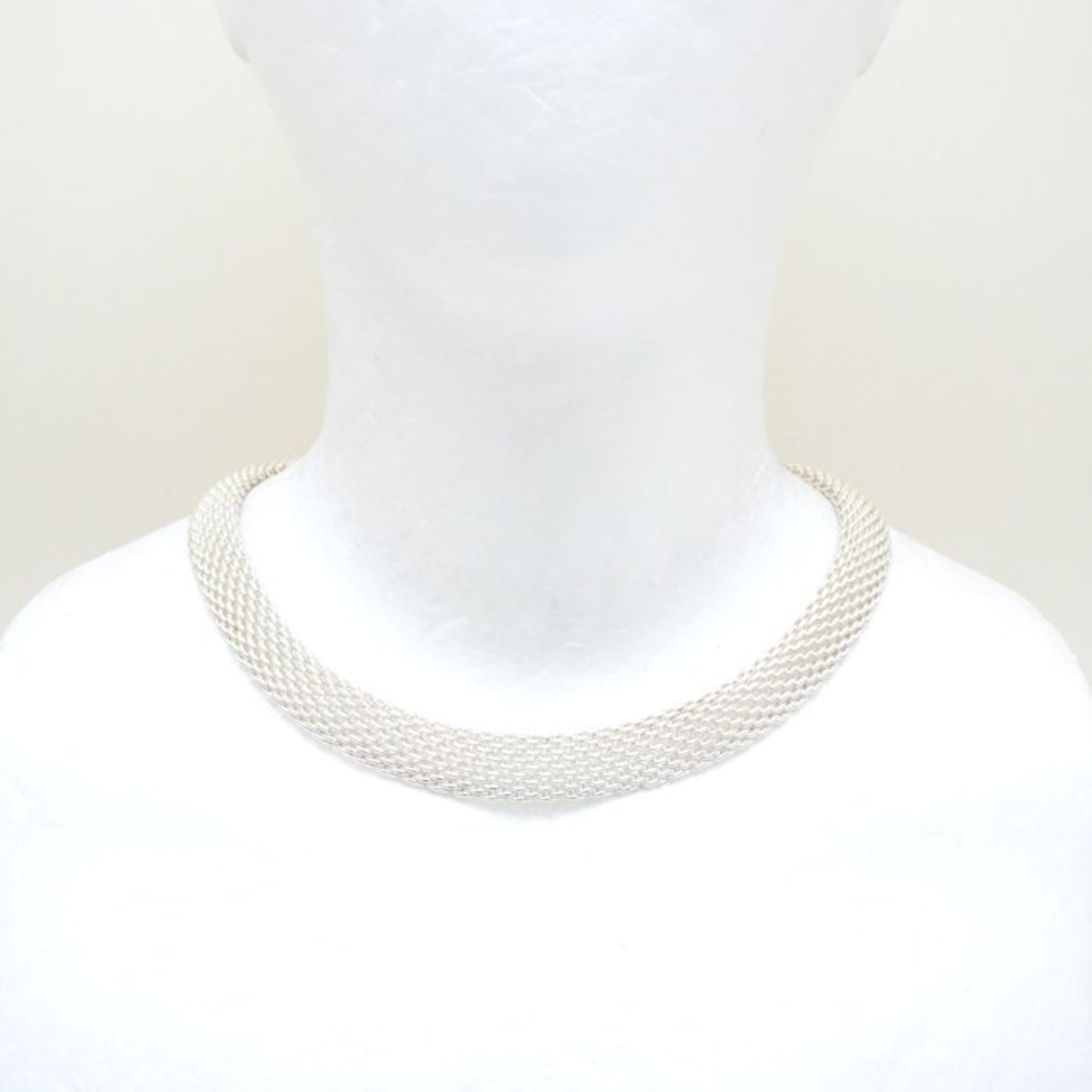 TIFFANY&Co. Tiffany Somerset Choker Necklace 44cm Silver 925 292364