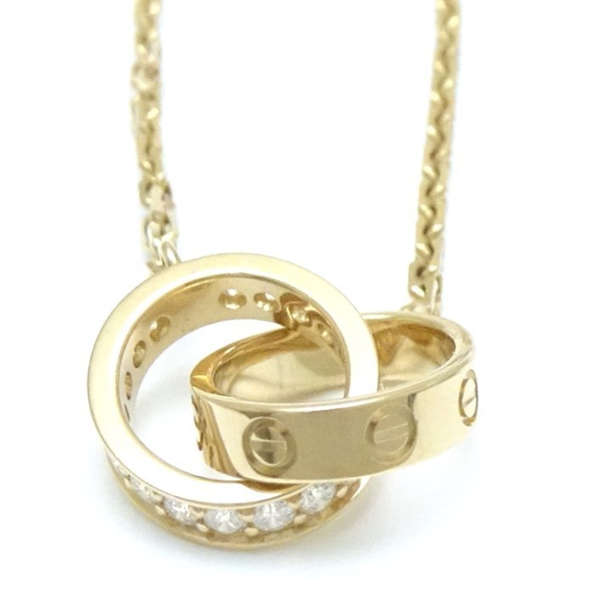 CARTIER Cartier Love Necklace Diamond LOVE B7013800 K18YG Yellow Gold 292344