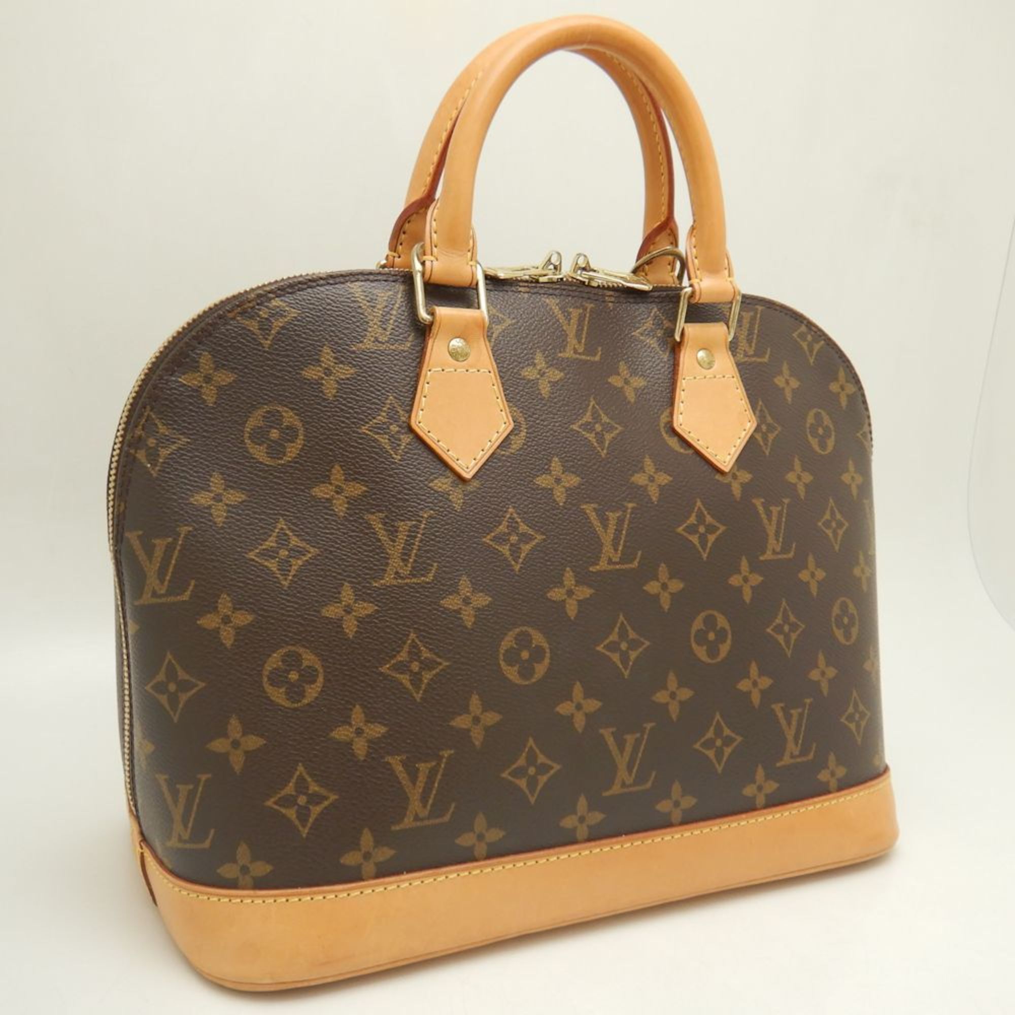 LOUIS VUITTON Louis Vuitton Monogram Alma M51130 Handbag Brown 252097