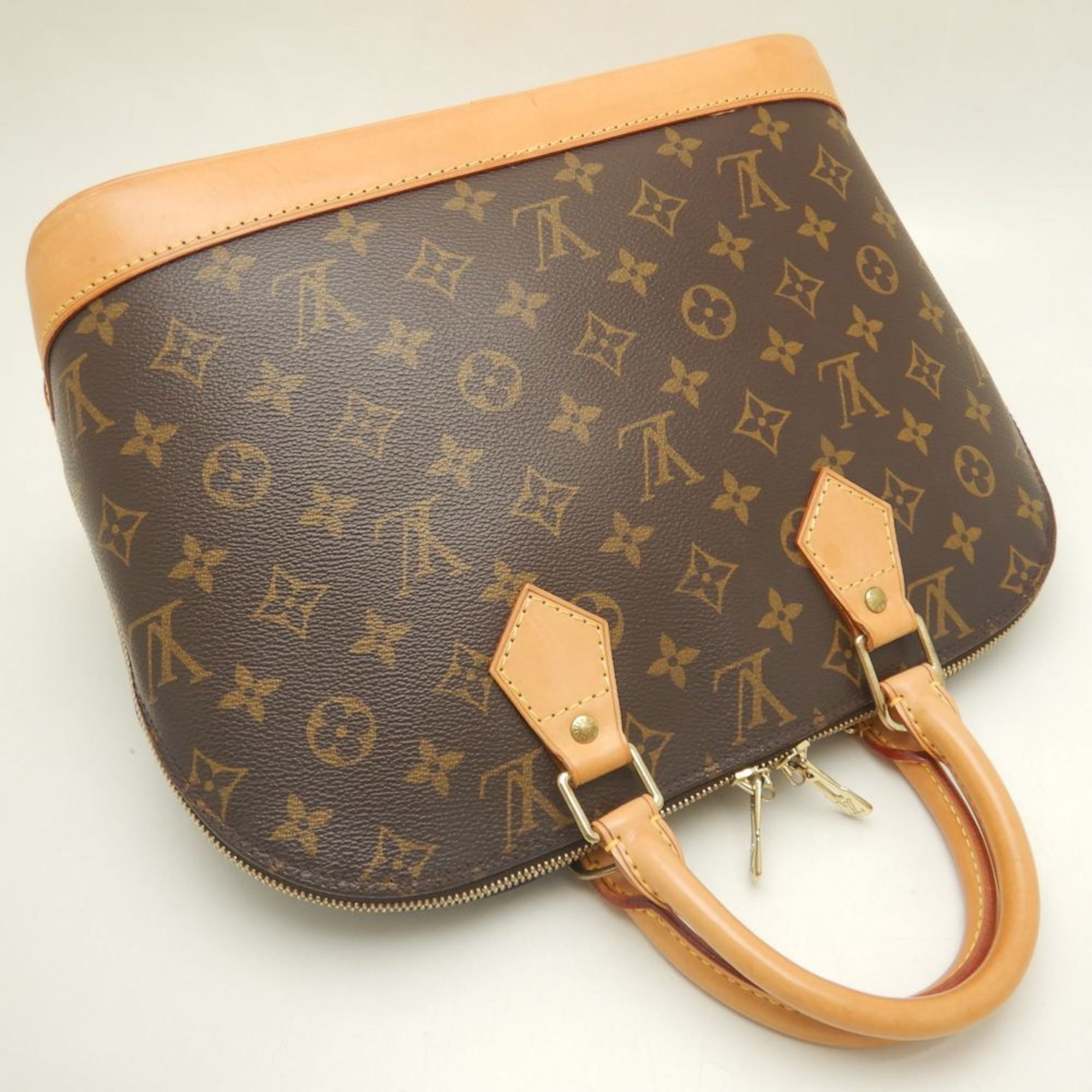 LOUIS VUITTON Louis Vuitton Monogram Alma M51130 Handbag Brown 252097