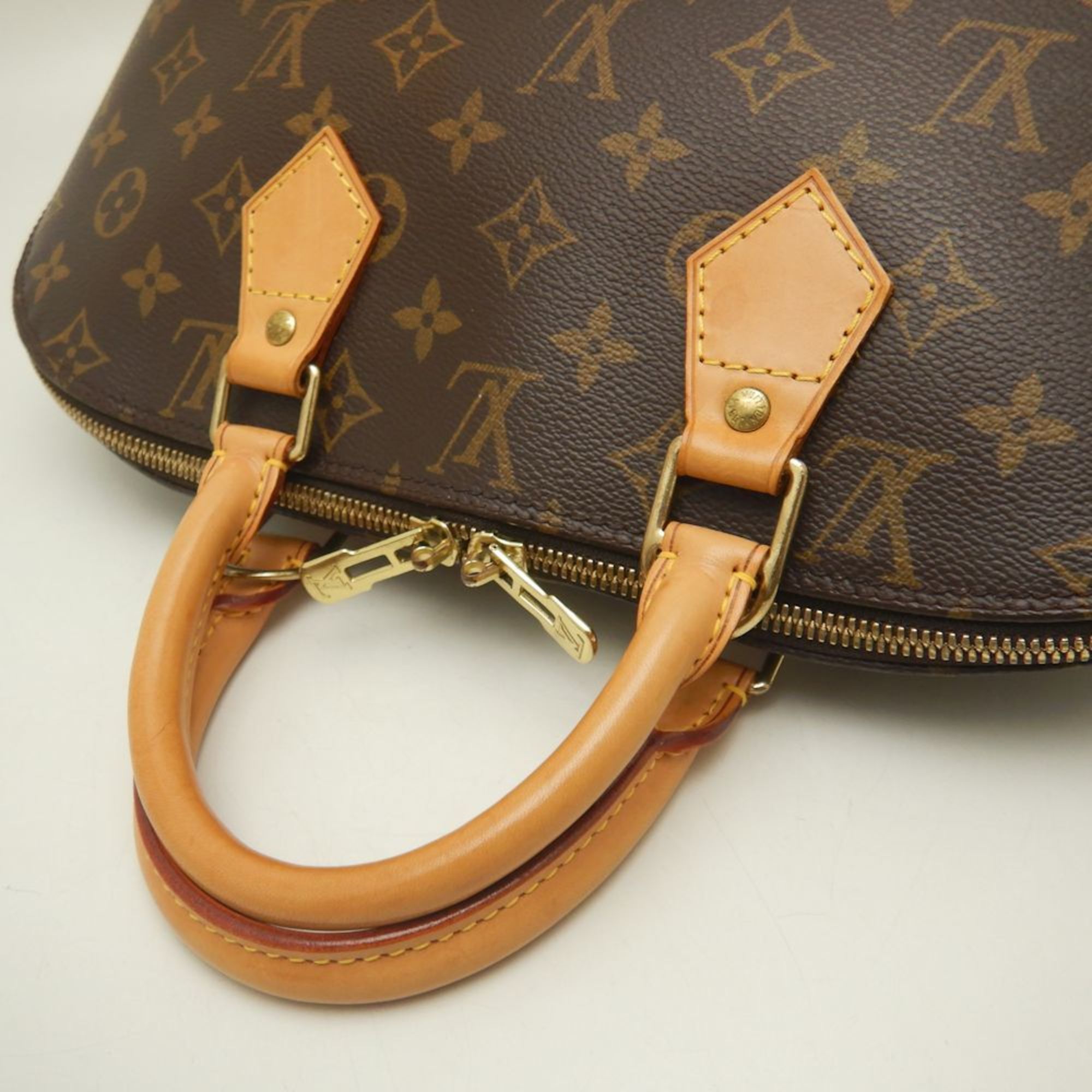 LOUIS VUITTON Louis Vuitton Monogram Alma M51130 Handbag Brown 252097