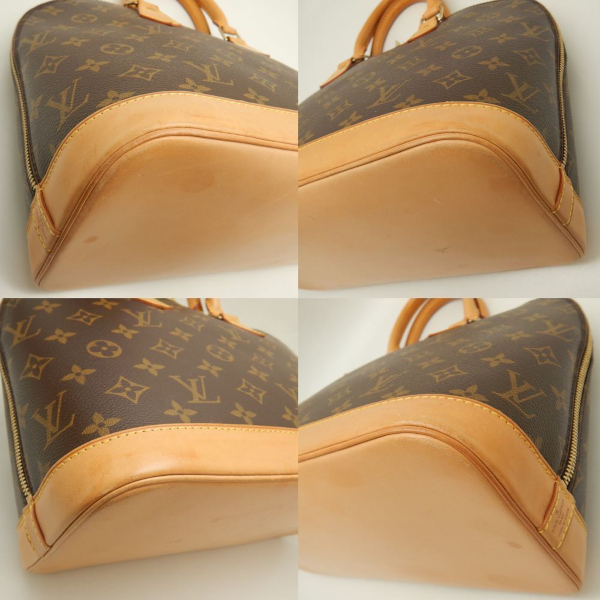 LOUIS VUITTON Louis Vuitton Monogram Alma M51130 Handbag Brown 252097