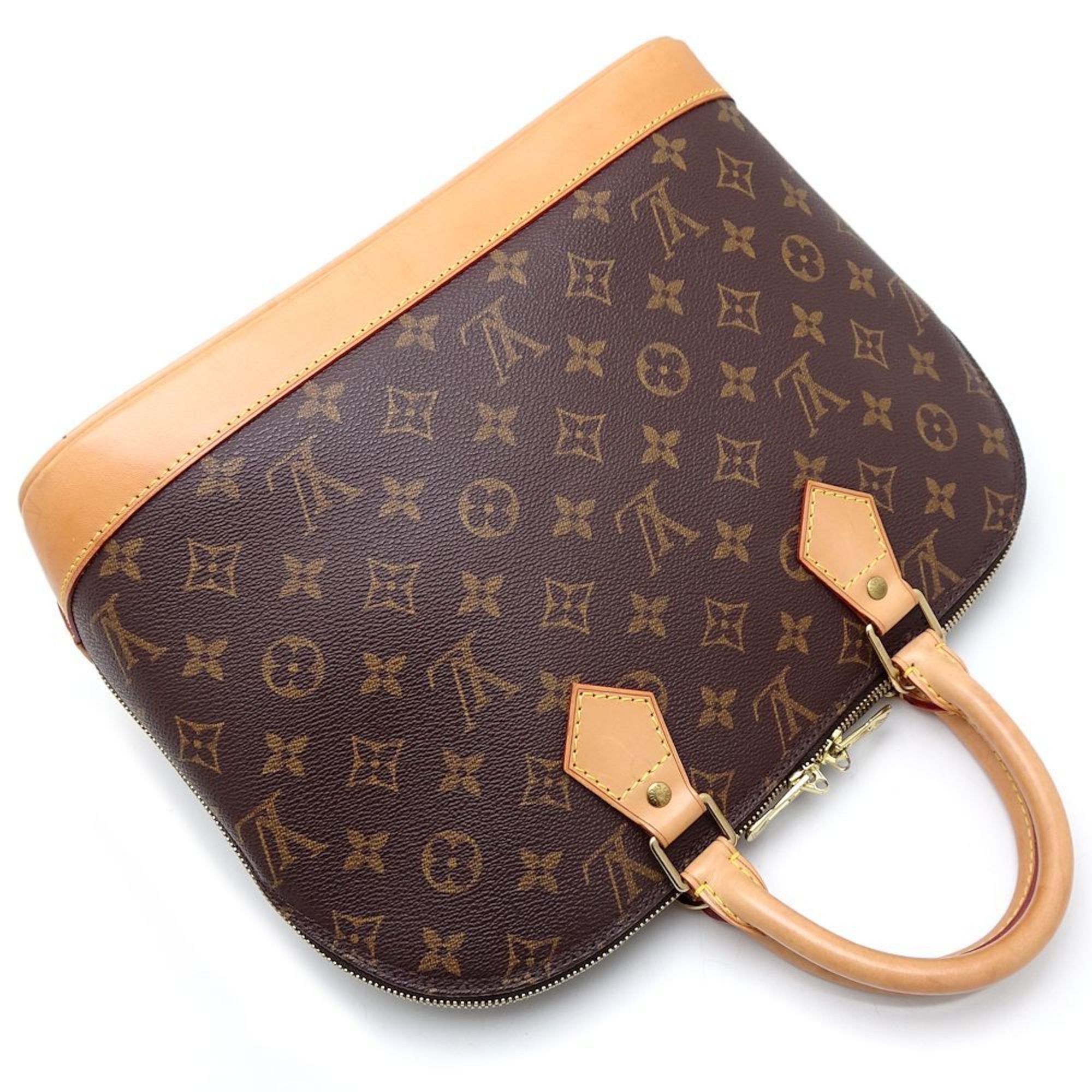 LOUIS VUITTON Louis Vuitton Monogram Alma M51130 Handbag Brown 351613