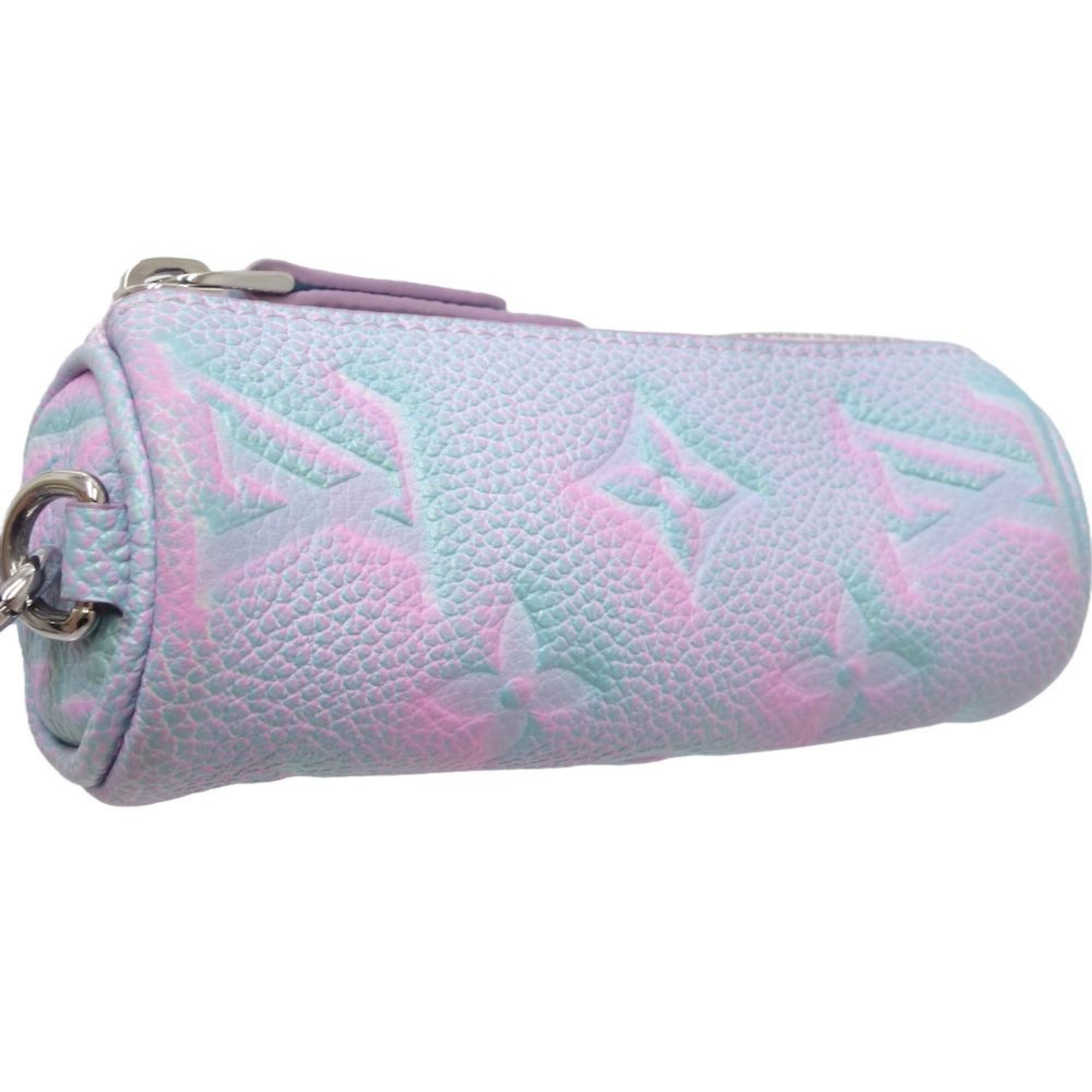 LOUIS VUITTON Louis Vuitton Pouch M00837 Micro Papillon Monogram Empreinte Lila 180721