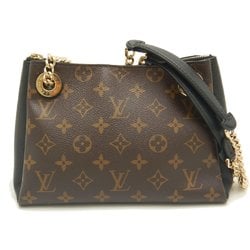 LOUIS VUITTON Louis Vuitton Monogram Surenne BB M43775 Shoulder Bag Brown Noir 252117