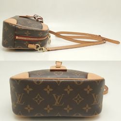 LOUIS VUITTON Louis Vuitton Monogram Deauville MINI M45528 Shoulder Bag Brown 252095