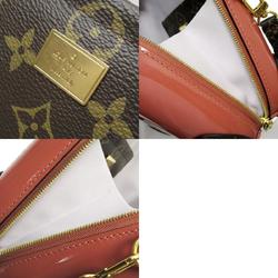 Louis Vuitton LOUIS VUITTON Shoulder Bag Monogram Venice Patent Leather Canvas Pink Beige Brown Women's M53546 w0677f