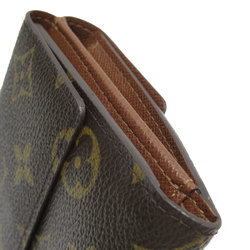 Louis Vuitton LOUIS VUITTON Bi-fold wallet Monogram Portemonnay Bi-Carte Credit canvas Brown Gold Men's Women's M61652 w0683a