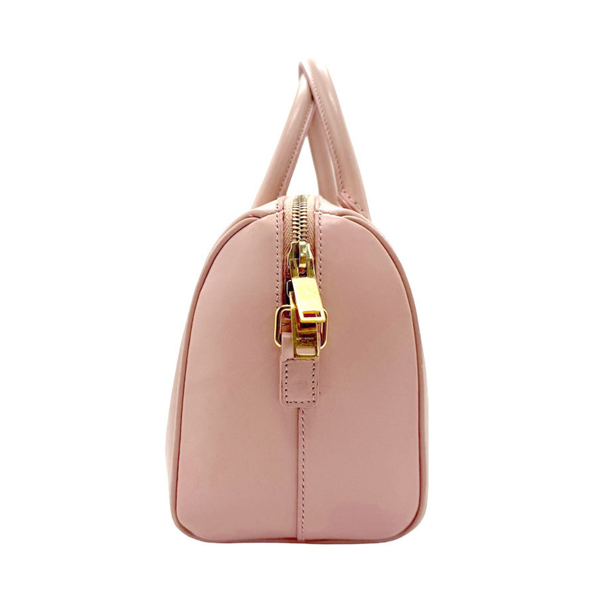 Saint Laurent SAINT LAURENT Handbag Baby Duffle Leather Light Pink Women's 330958 z2242