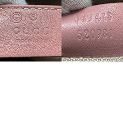 GUCCI shoulder bag micro Guccissima leather pink beige gold ladies 449413 n0300