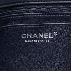 Chanel Matelasse Chain Shoulder Bag Navy Leather Women's CHANEL