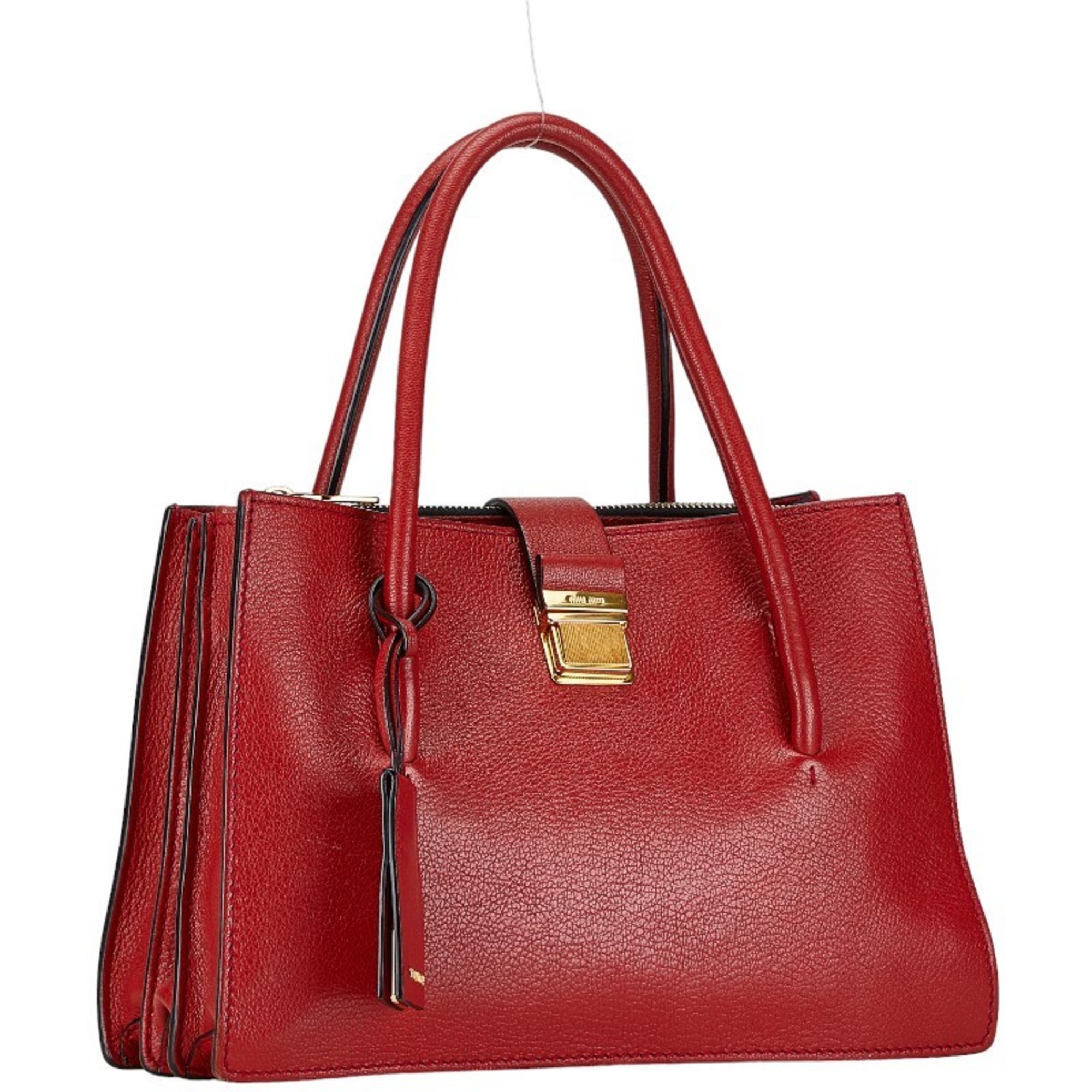 Miu Miu Miu Handbag Shoulder Bag Red Leather Women's MIUMIU